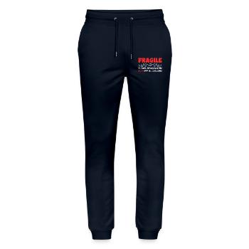 I Just Dropped My Son At College Drop Off For Moms - Stanley/Stella Mover Unisex Organic Jogging Trousers - navy - Front - Marisol (170cm) & Nik (191cm)