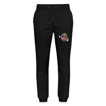 Cool pastèque Lunettes de soleil d’été Fruité - Pantalon de jogging bio MOVER Stanley/Stella unisexe - noir - Devant - Marisol (170cm) & Nik (191cm)