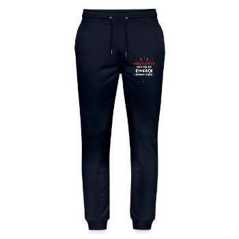 Informatiker Spruch Lustige Programmierer Geschenk - Stanley/Stella Unisex Bio Jogginghose Mover  - Navy - Vorne - Marisol (170cm) & Nik (191cm)