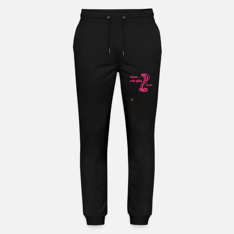 Schlange Kobra - Stanley/Stella Unisex Bio Jogginghose Mover - Schwarz