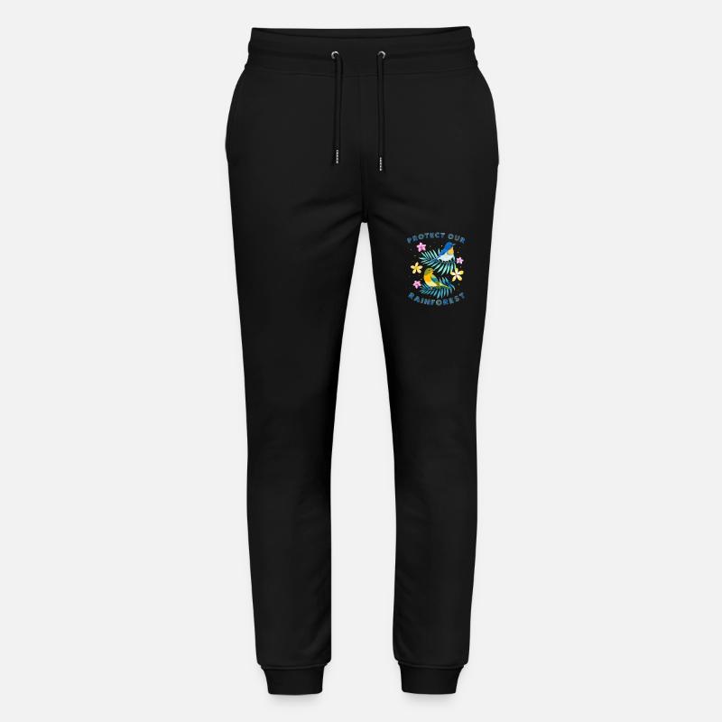 Protégez notre forêt tropicale - Pantalon de jogging bio MOVER Stanley/Stella unisexe - noir