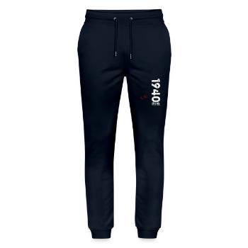 85th Birthday Legend October 1940 Volume 04 - Stanley/Stella Mover Unisex Organic Jogging Trousers - navy - Front - Marisol (170cm) & Nik (191cm)
