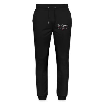 Les copines D'abord - Pantalon de jogging bio MOVER Stanley/Stella unisexe - noir - Devant - Marisol (170cm) & Nik (191cm)