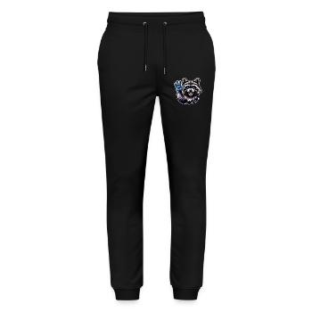 Raton laveur - Pantalon de jogging bio MOVER Stanley/Stella unisexe - noir - Devant - Marisol (170cm) & Nik (191cm)