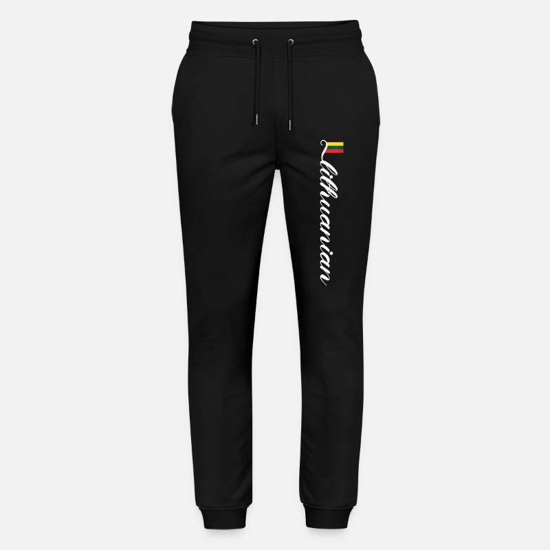 Litauen - Stanley/Stella Unisex Bio Jogginghose Mover  - Schwarz