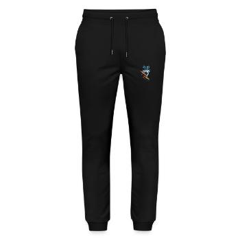 wolf - Stanley/Stella Mover Unisex Organic Jogging Trousers - black - Front - Marisol (170cm) & Nik (191cm)