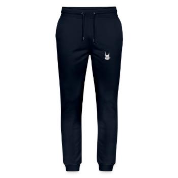 fini the squirrel - Stanley/Stella Unisex Bio Jogginghose Mover  - Navy - Vorne - Marisol (170cm) & Nik (191cm)