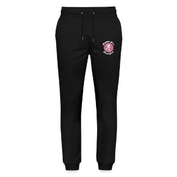 Tempelhofer Feld Skater - Stanley/Stella Unisex Bio Jogginghose Mover  - Schwarz - Vorne - Marisol (170cm) & Nik (191cm)