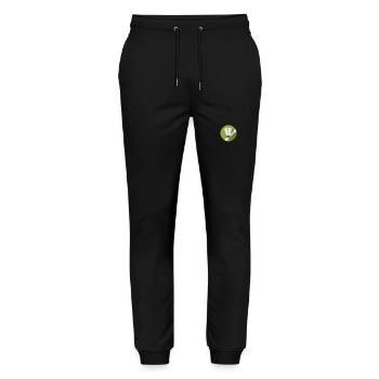 Ballsport - Stanley/Stella Unisex Bio Jogginghose Mover  - Schwarz - Vorne - Marisol (170cm) & Nik (191cm)