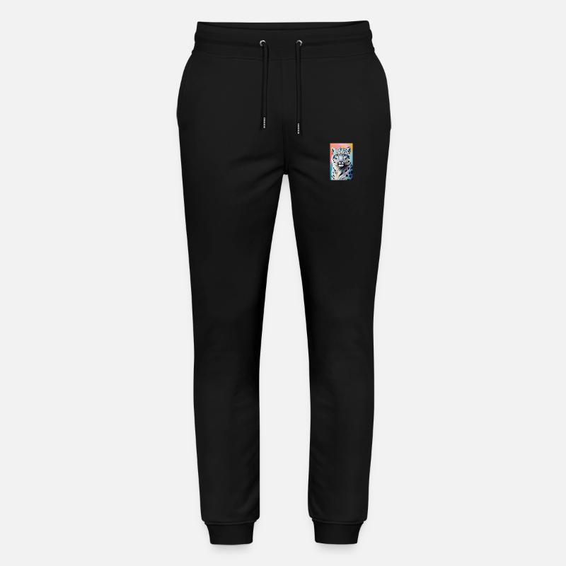 Léopard des neiges | Léopard | Prédateur - Pantalon de jogging bio MOVER Stanley/Stella unisexe - noir