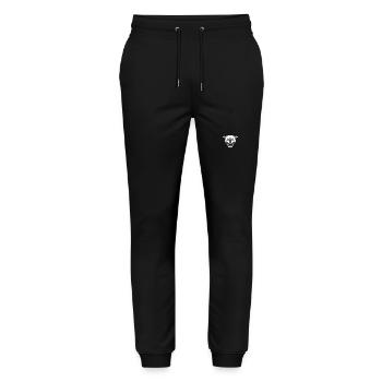 Angry dog with long teeth - Stanley/Stella Mover Unisex Organic Jogging Trousers - black - Front - Marisol (170cm) & Nik (191cm)