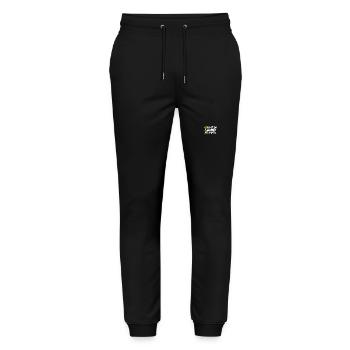Sunny Summer Moments Vibes Sommer Sonne - Stanley/Stella Unisex Bio Jogginghose Mover  - Schwarz - Vorne - Marisol (170cm) & Nik (191cm)