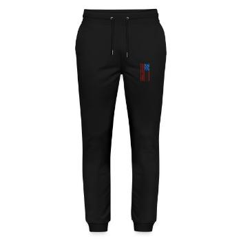 America for sale - Stanley/Stella Mover Unisex Organic Jogging Trousers - black - Front - Marisol (170cm) & Nik (191cm)