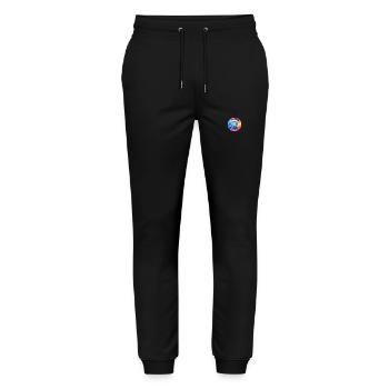 Méduse Noël Noël - Pantalon de jogging bio MOVER Stanley/Stella unisexe - noir - Devant - Marisol (170cm) & Nik (191cm)