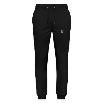 Sarthe 72 - Pantalon de jogging bio MOVER Stanley/Stella unisexe - noir - Devant - Marisol (170cm) & Nik (191cm)