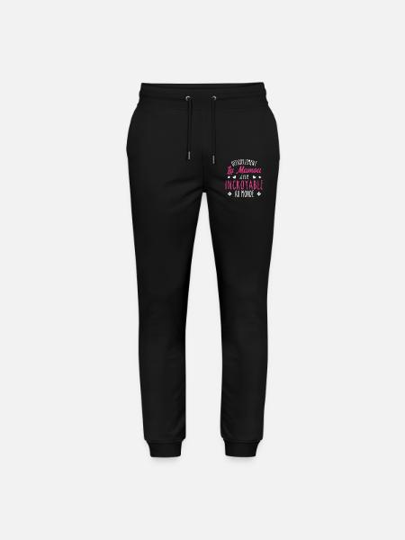 Officially the Incredible Mamou - Stanley/Stella Mover Unisex Organic Jogging Trousers - black