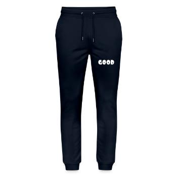 Good - Stanley/Stella Mover Unisex Organic Jogging Trousers - navy - Front - Marisol (170cm) & Nik (191cm)
