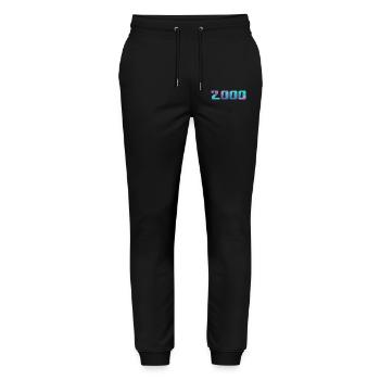 Birthday Gift 2000 Vintage 2000 Retro 2000 - Stanley/Stella Mover Unisex Organic Jogging Trousers - black - Front - Marisol (170cm) & Nik (191cm)