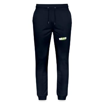 420 Cannabis Legalisierung Spruch - Stanley/Stella Unisex Bio Jogginghose Mover  - Navy - Vorne - Marisol (170cm) & Nik (191cm)