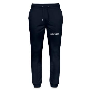 Catch me Geschenk Geist Halloween Cool - Stanley/Stella Unisex Bio Jogginghose Mover  - Navy - Vorne - Marisol (170cm) & Nik (191cm)