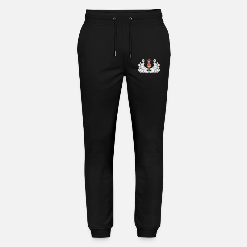 Rocket Rocket Launch Launch - Stanley/Stella Mover Unisex Organic Jogging Trousers - black