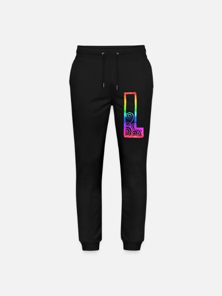 rainbow l - Stanley/Stella Mover Unisex Organic Jogging Trousers - black