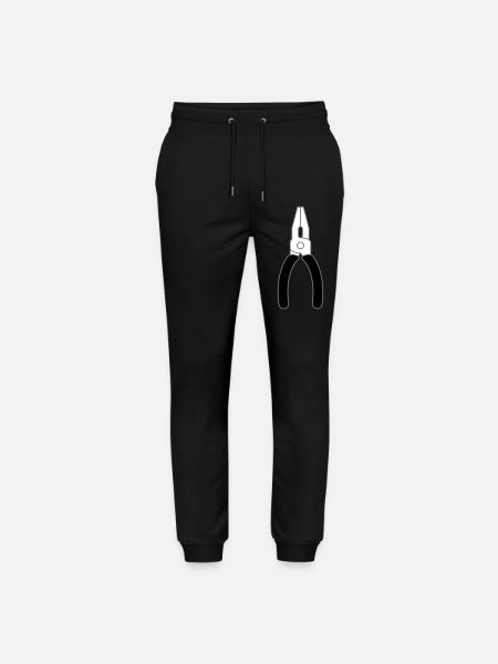 Logo pliers tool - Stanley/Stella Mover Unisex Organic Jogging Trousers - black
