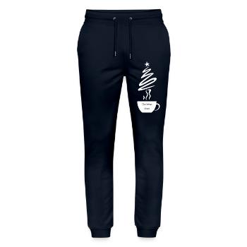 Christmas break - Stanley/Stella Mover Unisex Organic Jogging Trousers - navy - Front - Marisol (170cm) & Nik (191cm)