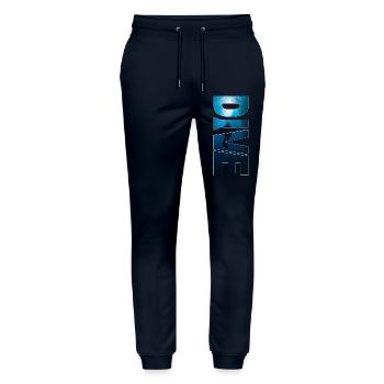 Dive - tolles Scuba Tauchen Design - Stanley/Stella Unisex Bio Jogginghose Mover  - Navy - Vorne - Marisol (170cm) & Nik (191cm)