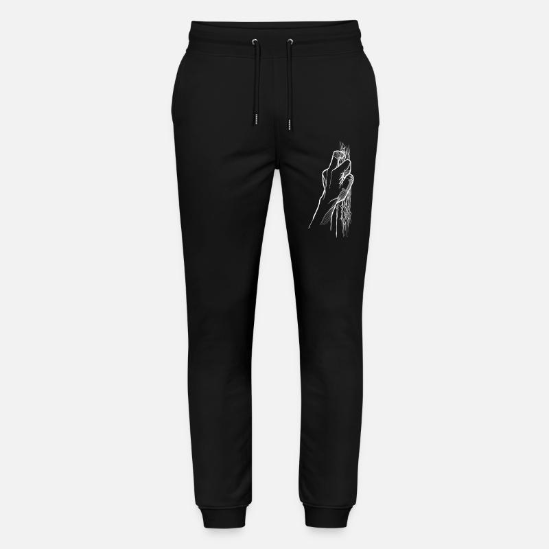 Grimper les doigts - Pantalon de jogging bio MOVER Stanley/Stella unisexe - noir