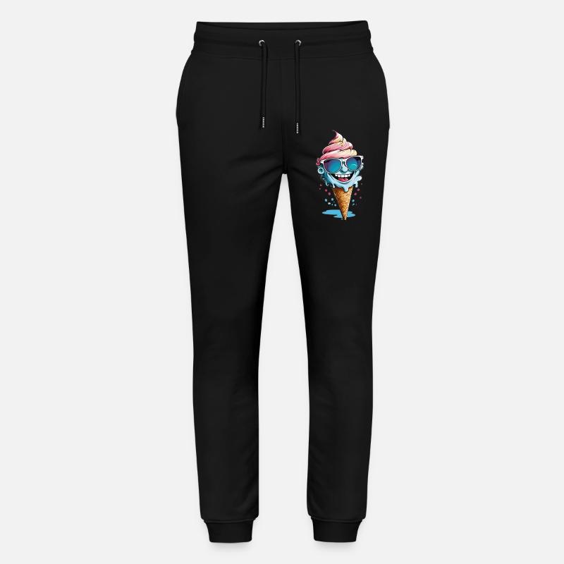 Eiscreme - Stanley/Stella Unisex Bio Jogginghose Mover  - Schwarz