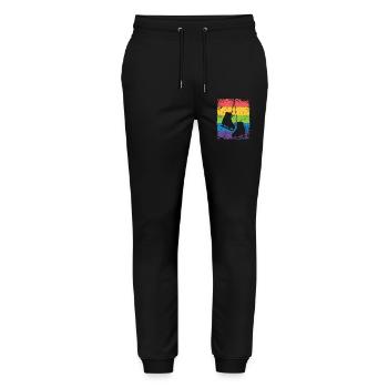 Figure Skating Figure Skating Ice Skating - Stanley/Stella Mover Unisex Organic Jogging Trousers - black - Front - Marisol (170cm) & Nik (191cm)