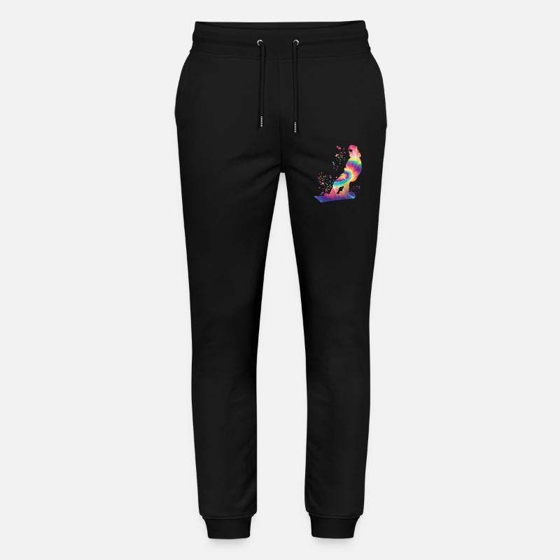 Snowboarder Snowboarding Snowboard - Stanley/Stella Mover Unisex Organic Jogging Trousers - black