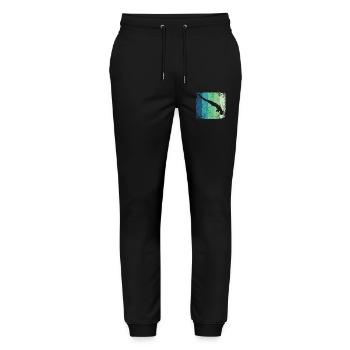 Diving, Artistic Jumping, Synchronized Diving - Stanley/Stella Mover Unisex Organic Jogging Trousers - black - Front - Marisol (170cm) & Nik (191cm)