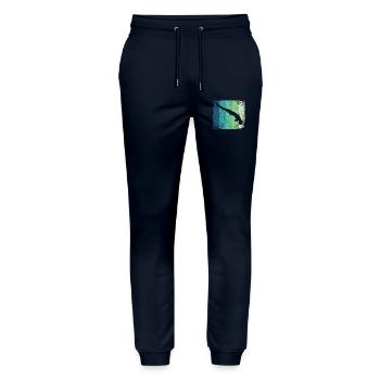 Diving, Artistic Jumping, Synchronized Diving - Stanley/Stella Mover Unisex Organic Jogging Trousers - navy - Front - Marisol (170cm) & Nik (191cm)