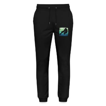Diving, Artistic Jumping, Synchronized Diving - Stanley/Stella Mover Unisex Organic Jogging Trousers - black - Front - Marisol (170cm) & Nik (191cm)