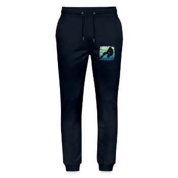 Diving, Artistic Jumping, Synchronized Diving - Stanley/Stella Mover Unisex Organic Jogging Trousers - navy - Front - Marisol (170cm) & Nik (191cm)