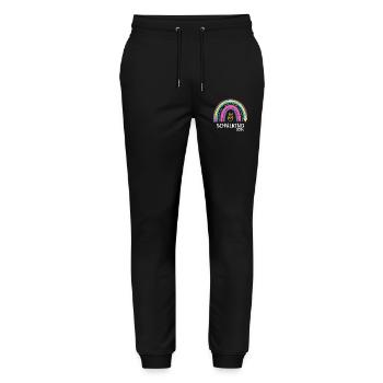 Back to school First day of school school child 2024 - Stanley/Stella Mover Unisex Organic Jogging Trousers - black - Front - Marisol (170cm) & Nik (191cm)