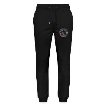 Avertissement Girls Trip In Progress 2025 - Pantalon de jogging bio MOVER Stanley/Stella unisexe - noir - Devant - Marisol (170cm) & Nik (191cm)