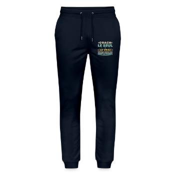 Coach Le Seul Le Vrai Méfiez Vous Des Imitations - Pantalon de jogging bio MOVER Stanley/Stella unisexe - marine - Devant - Marisol (170cm) & Nik (191cm)