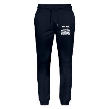 Donna Mamma Migliore Del Mondo Figlio Figlia Festa - Stanley/Stella Unisex Bio Jogginghose Mover  - Navy - Vorne - Marisol (170cm) & Nik (191cm)