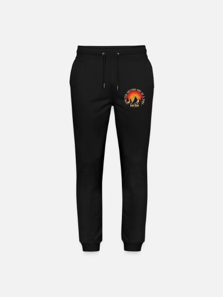 Vintage 1959 Retro 1959 Anniversary Gift 1959 - Stanley/Stella Mover Unisex Organic Jogging Trousers - black