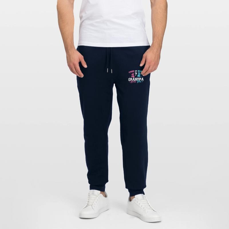 Rosa oder blauer Opa liebt dich - Opa Stanley/Stella Unisex Bio Jogginghose Mover 