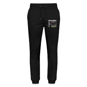 Developer Humor Programmer Coder - Stanley/Stella Mover Unisex Organic Jogging Trousers - black - Front - Marisol (170cm) & Nik (191cm)