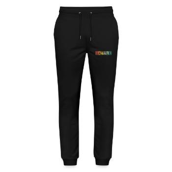 Kasino Glückspiel Casino Las Vegas Glückspieler - Stanley/Stella Unisex Bio Jogginghose Mover  - Schwarz - Vorne - Marisol (170cm) & Nik (191cm)
