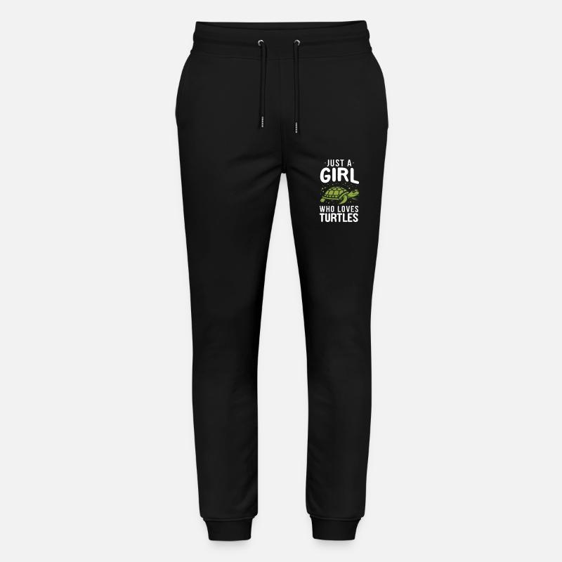 Turtle Sea Turtle Turtle Animal - Stanley/Stella Mover Unisex Organic Jogging Trousers - black