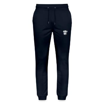 Éléphant Animal Éléphant Zoo - Pantalon de jogging bio MOVER Stanley/Stella unisexe - marine - Devant - Marisol (170cm) & Nik (191cm)