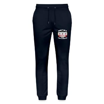 Casino Jeux de hasard Casino Las Vegas Joueurs - Pantalon de jogging bio MOVER Stanley/Stella unisexe - marine - Devant - Marisol (170cm) & Nik (191cm)