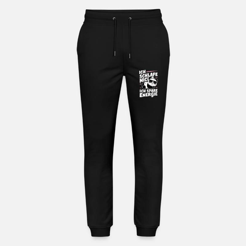 Panda Panda Ours Pandas - Pantalon de jogging bio MOVER Stanley/Stella unisexe - noir