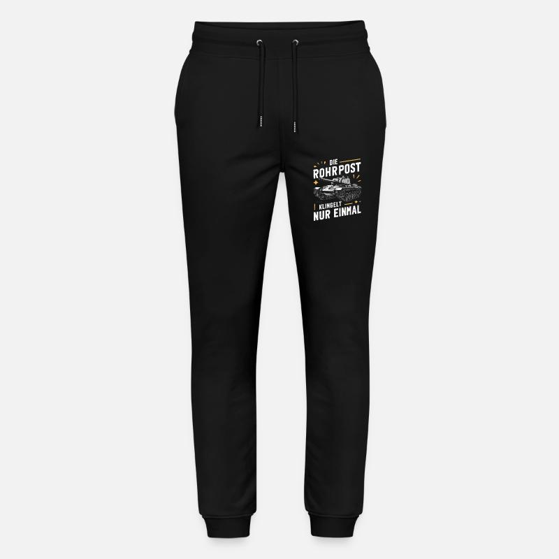Panzer Kampfpanzer Panzerkampfwagen Panzerfahrer - Stanley/Stella Unisex Bio Jogginghose Mover  - Schwarz